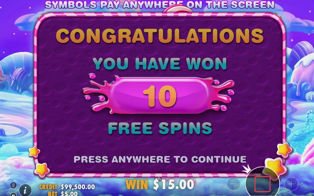 Free spins round using its own reel strips