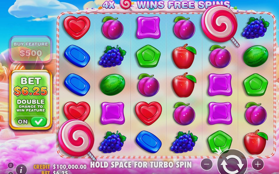 Tumble sequence in the base game