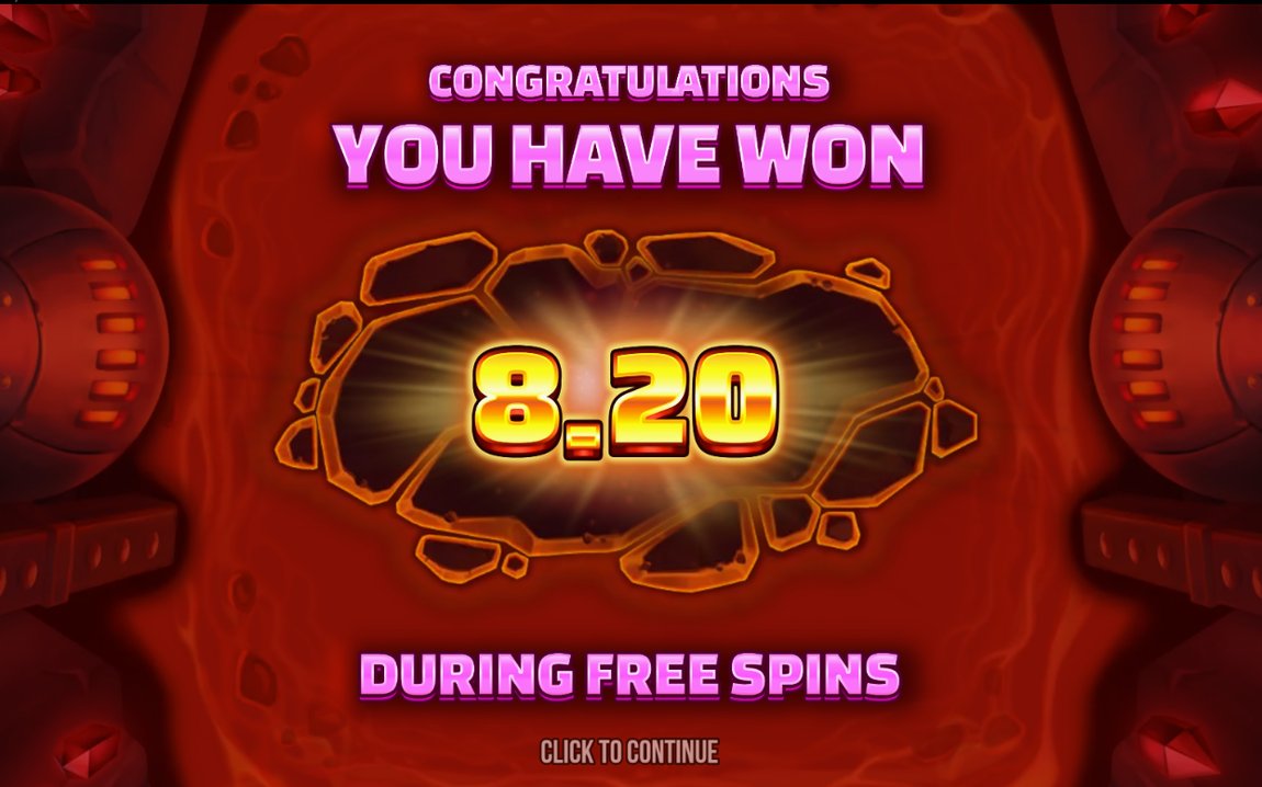 Cluster win paid on the 7x7 grid